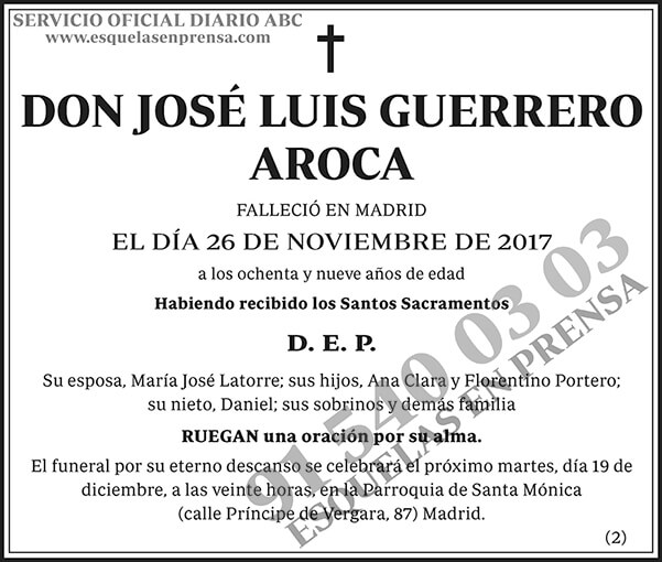 José Luis Guerrero Aroca